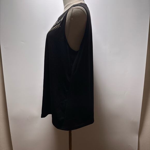 Bloomchic Sleeveless Embroidered Top Size 14-16 - Picture 3 of 8